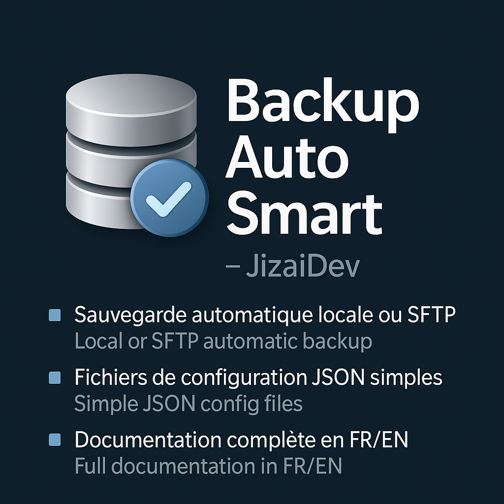 Backup Auto Smart – JizaiDev